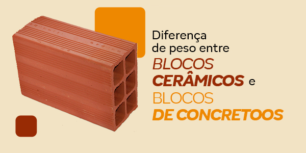 Entenda como o peso dos blocos cerâmicos e de concreto influência custo, transporte e resistência.